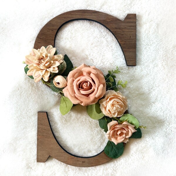 Boho Wooden Letter Nursery Wall Decor