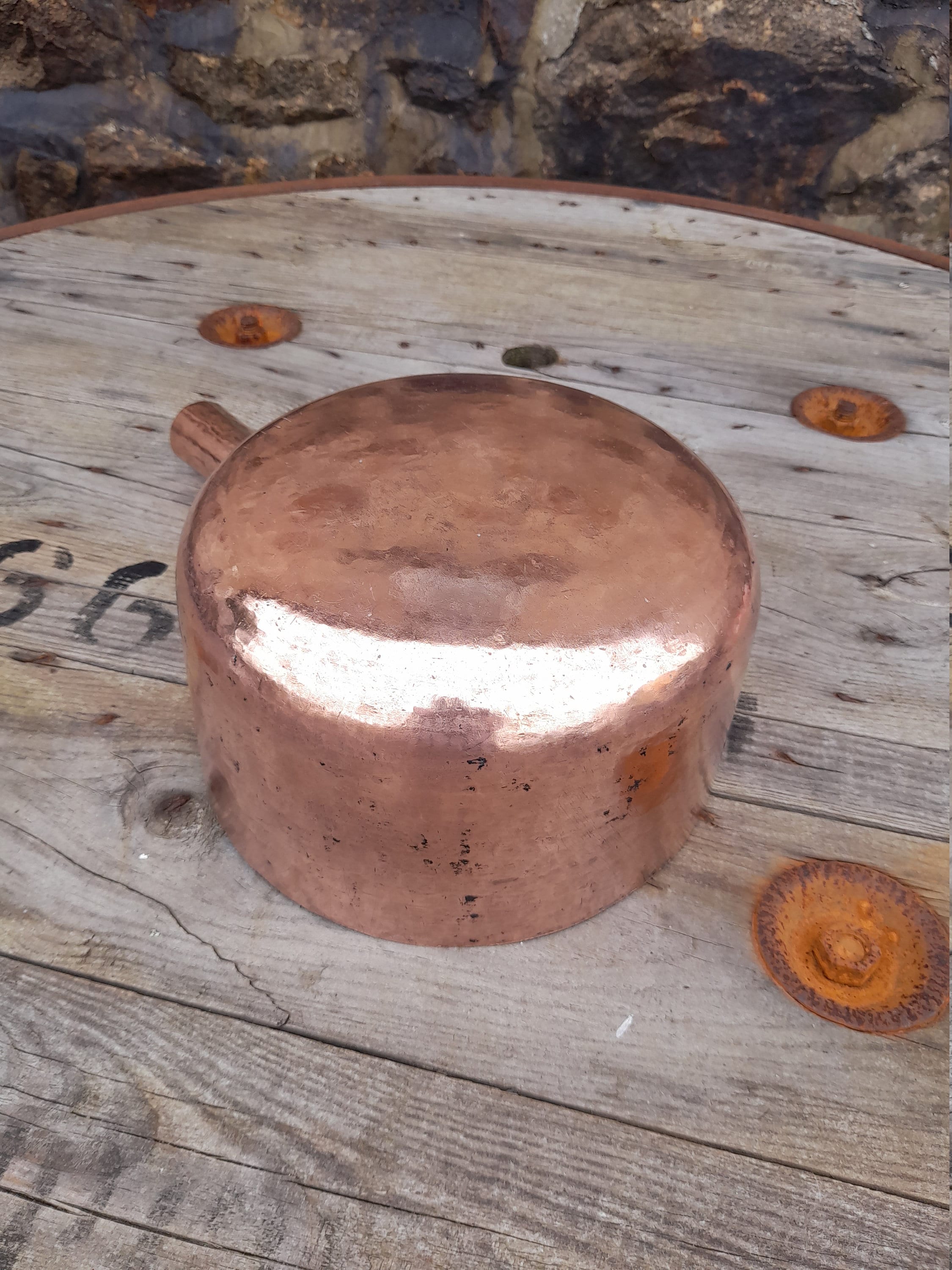 RARE Large ladle in ancient French copper Etsy