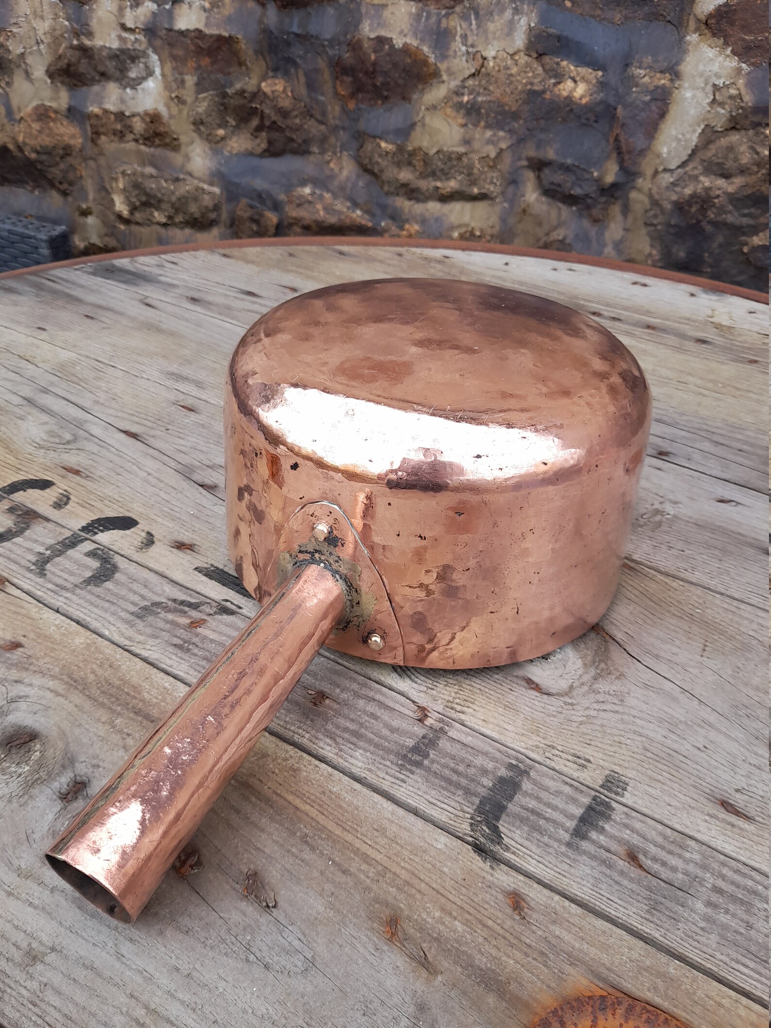 RARE Large ladle in ancient French copper Etsy