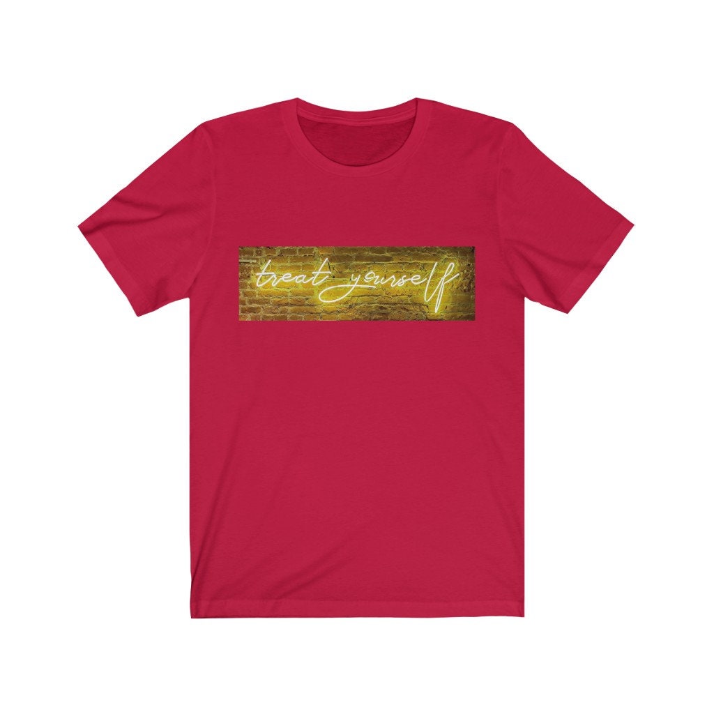 Treat Ürself logo unisex T-shirts Treat Ürself rhinestone T-shirts | Treat ürself