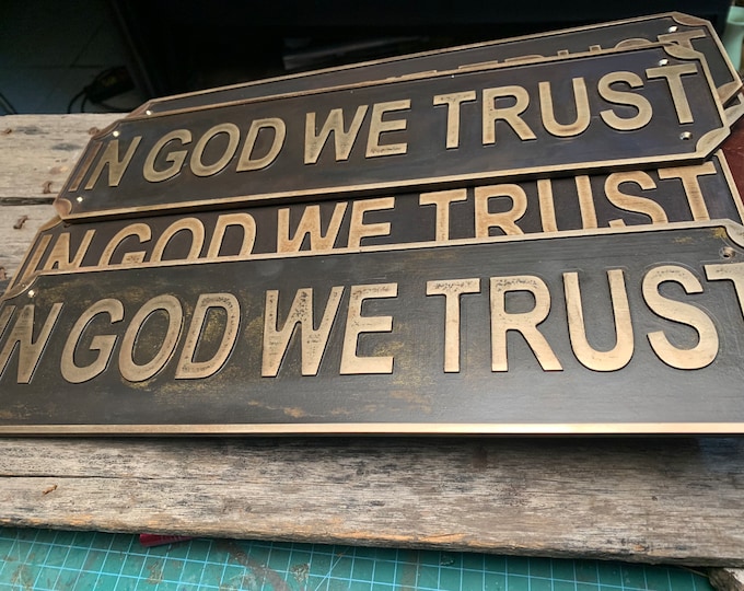 Cast bronze vintage signs & plaques - Address plaque for professional place, Custom name antique wall signs, Bronze wedding anniversary gift