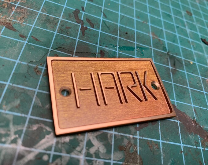 Personalised Brass Nameplate, Profession Name Door Sign, Personal Office Sign, Ornamented Door Sign, Cabinet Drawer Nameplate