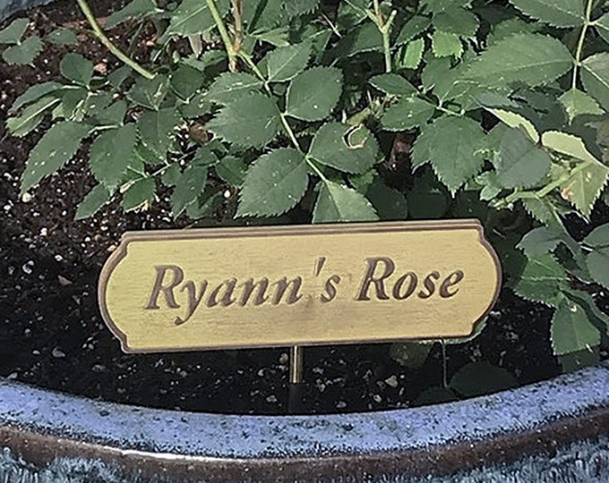 Bronze address signs, stakes on the lawn, tombstone signs, brass direction signs, real estate signs, garden signs