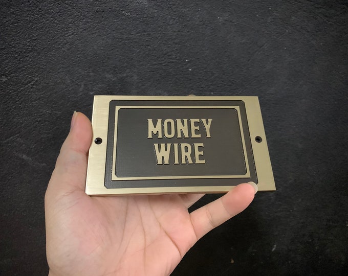 Cast Brass custom signs & plaques - unlacquered wall plaque - Customized gift plaques - Custom size plaques - custom language decor sign