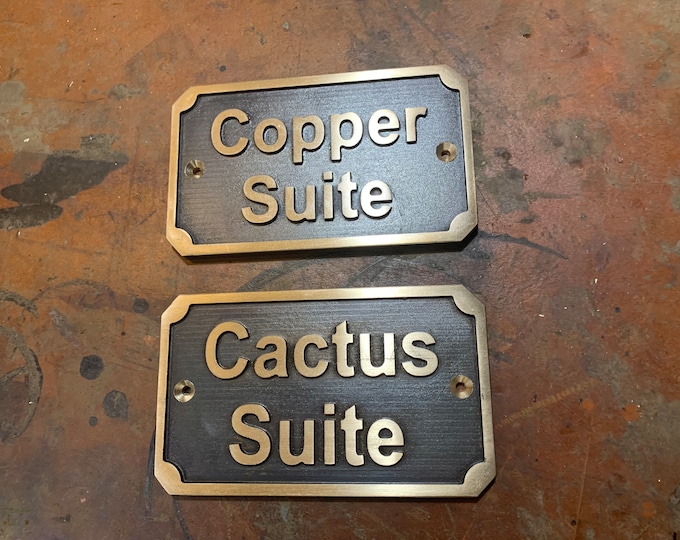 Painting Brass Nameplate, Door Brass Plaque, Bench Name Plate, Memorial Name Plaque, 100% Solid Brass Piece