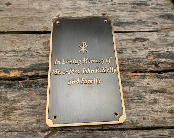 Custom Bronze House numbers plate, address Sign, House Plaque, Traditional Door Number Plate, Custom Made Vintage sign