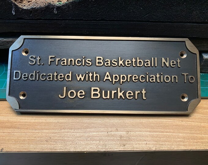 Customized Year Cast Brass door signs & plaques - Custom Date plaques - Custom size plaques - Custom since signs - wall, Circa Door plaques