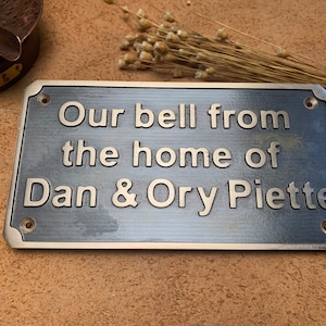Custom brass plate -Custom Cast Brass door signs & plaques - Any language plaques - Customized size plaques - Custom name signs