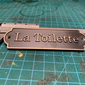 Fully Customize Cast Brass door signs & plaques - - Custom size plaques - Custom name signs - brass gold finish wall or gate sign