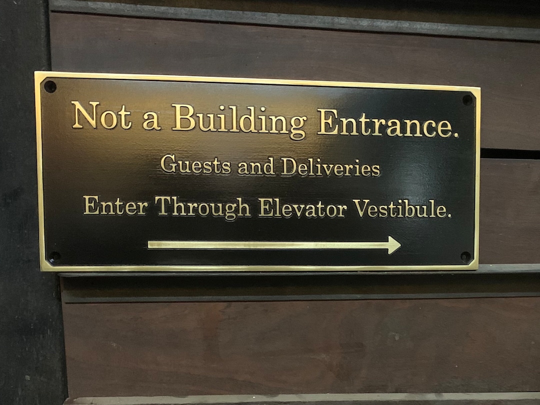 Cast Brass Custom Signs & Plaques Unlacquered Wall Plaque Customized