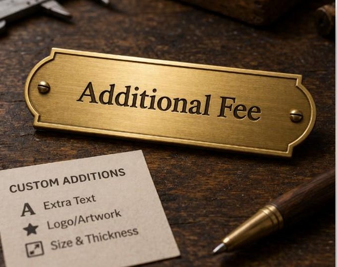 For custom requests, upgrades, or order changes. Please contact us before purchasing. This is an add-on, not a standalone product.