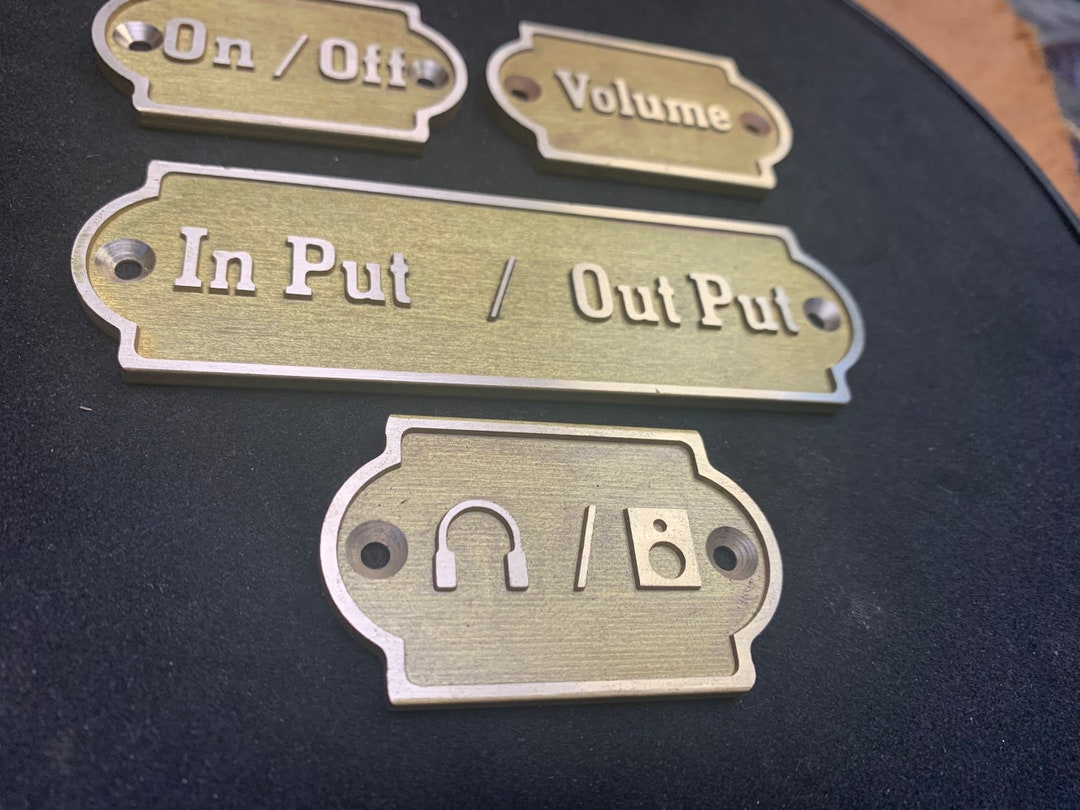 Custom Brass Plaque Personalized Plaque Ideal for Etsy