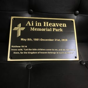 Cast Brass custom signs & plaques - unlacquered wall plaque - Customized gift plaques - Custom size plaques - custom language decor sign
