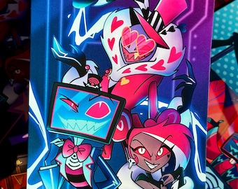 Hazbin Hotel || Huskerdust || A5 and A4 Print - Etsy