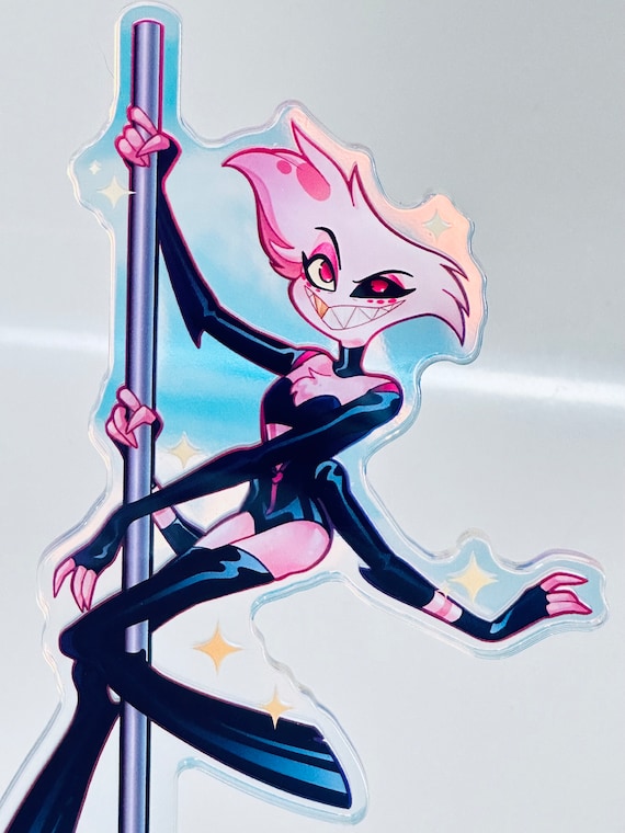 Hazbin Hotel || Angel Dust Poison Ver. || Holo Rainbow Standee