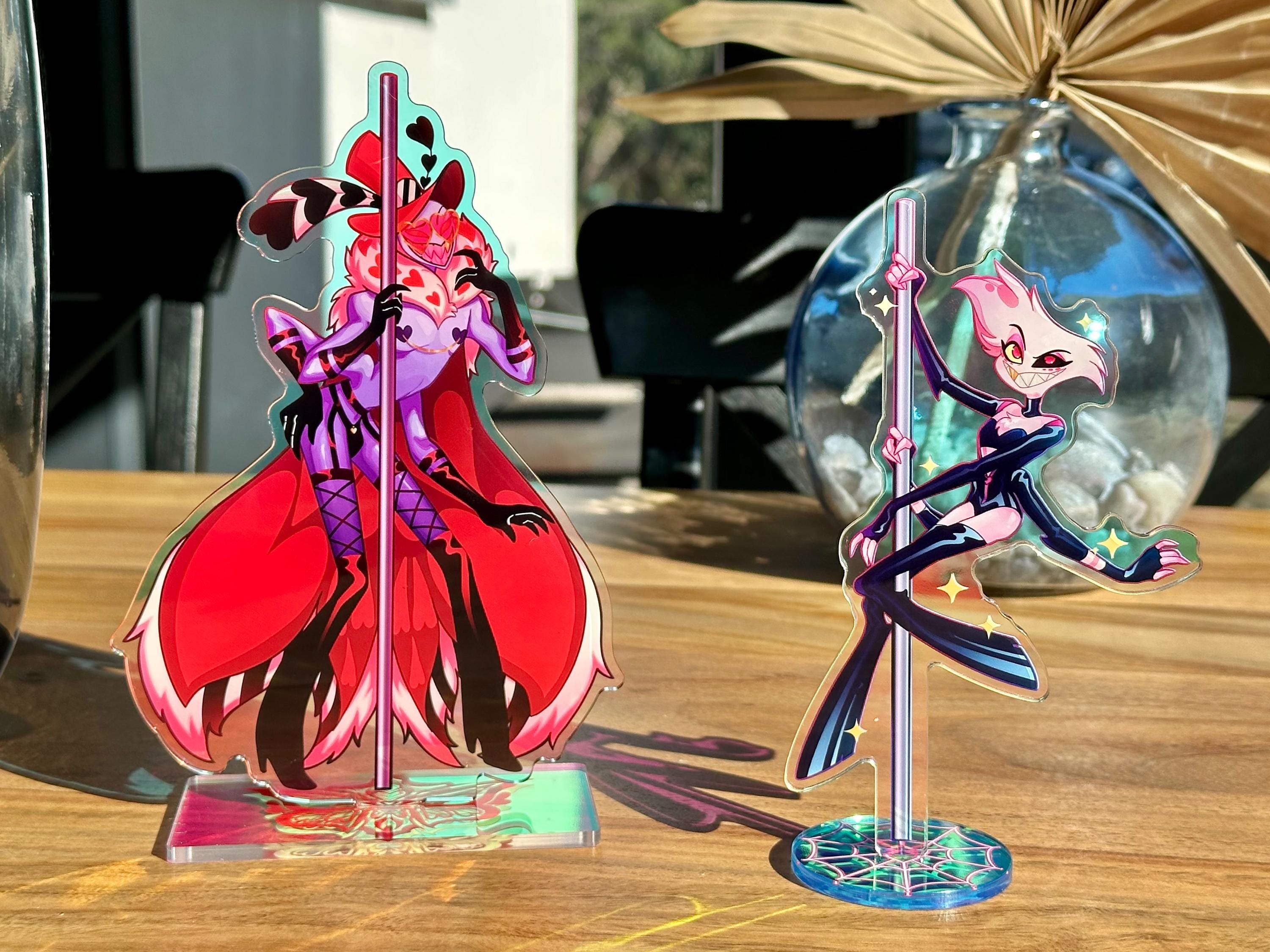 Hazbin Hotel || Valentino Pole Ver. || Holo Rainbow Standee - Etsy