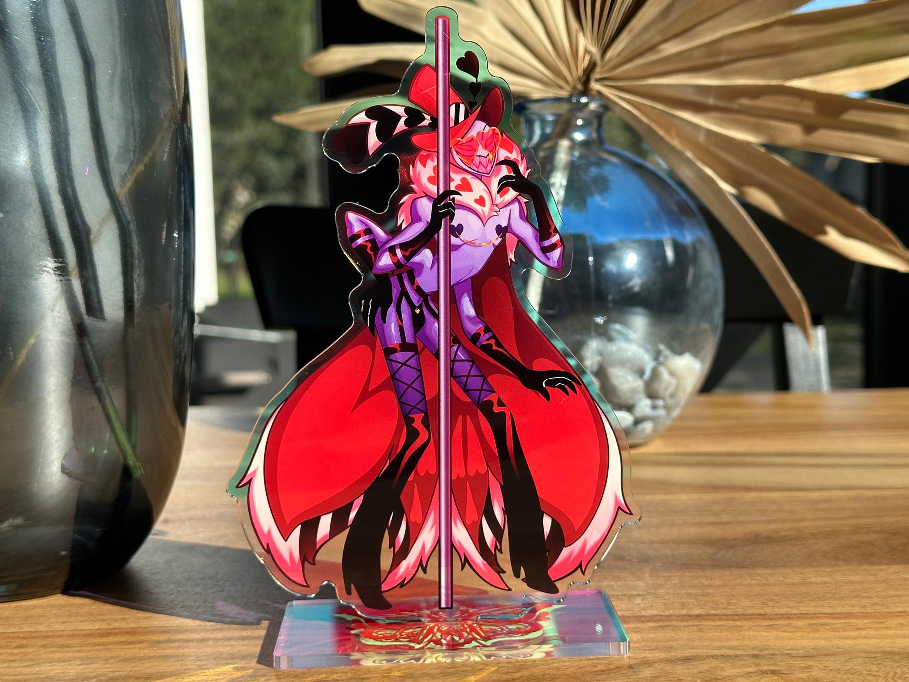 Hazbin Hotel || Valentino Pole Ver. || Holo Rainbow Standee - Etsy