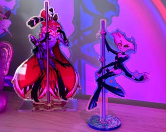 Hazbin Hotel || Valentino Pole Ver. || Holo Rainbow Standee - Etsy