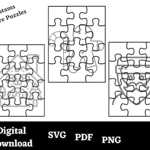 Children&#39;s Christmas picture puzzles