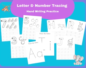 Seguimiento de letras y números