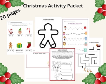 Paquete de actividades navideñas