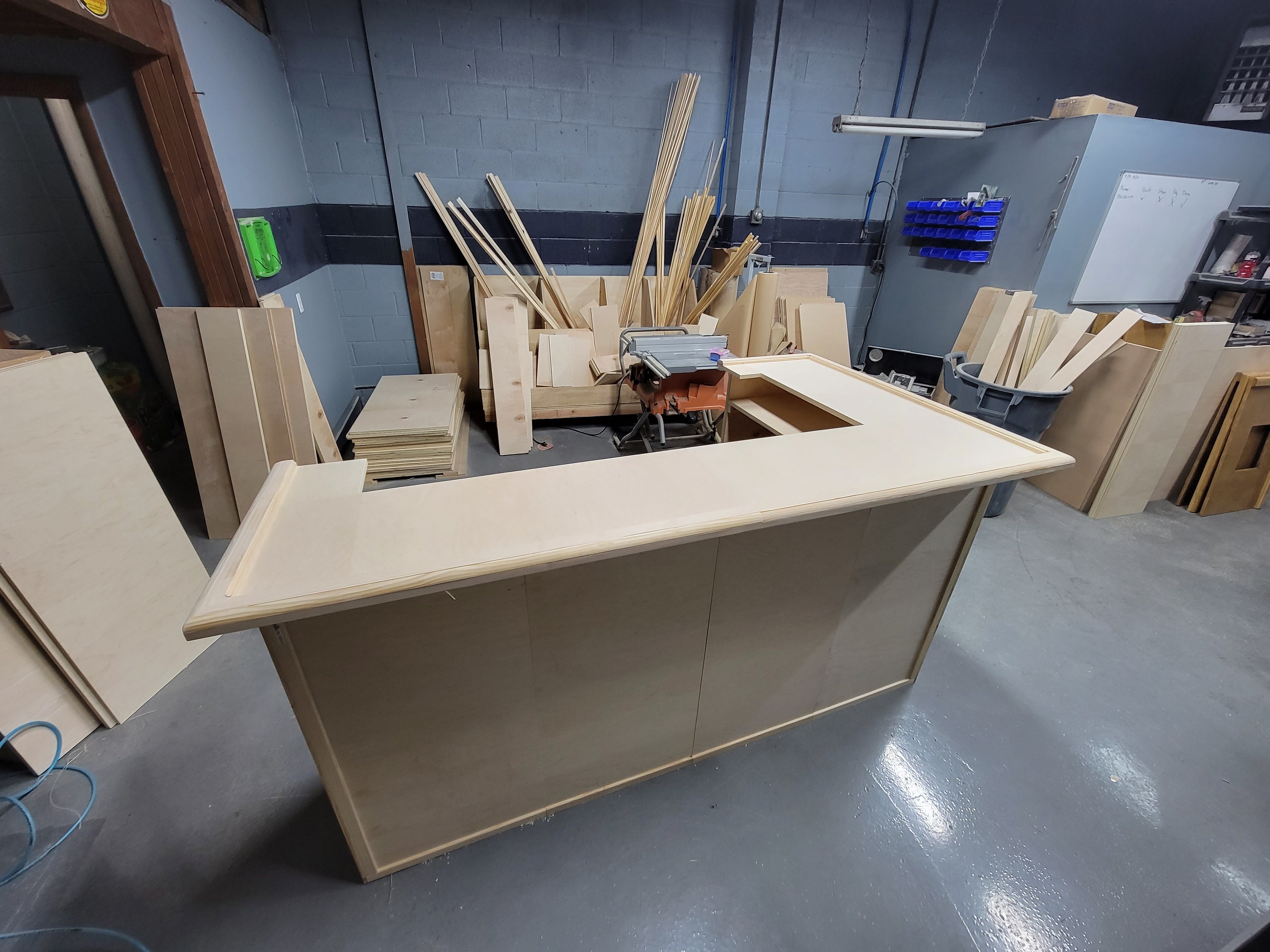 Custom l Shaped Bar Two Tier Top SHIPPING Etsy