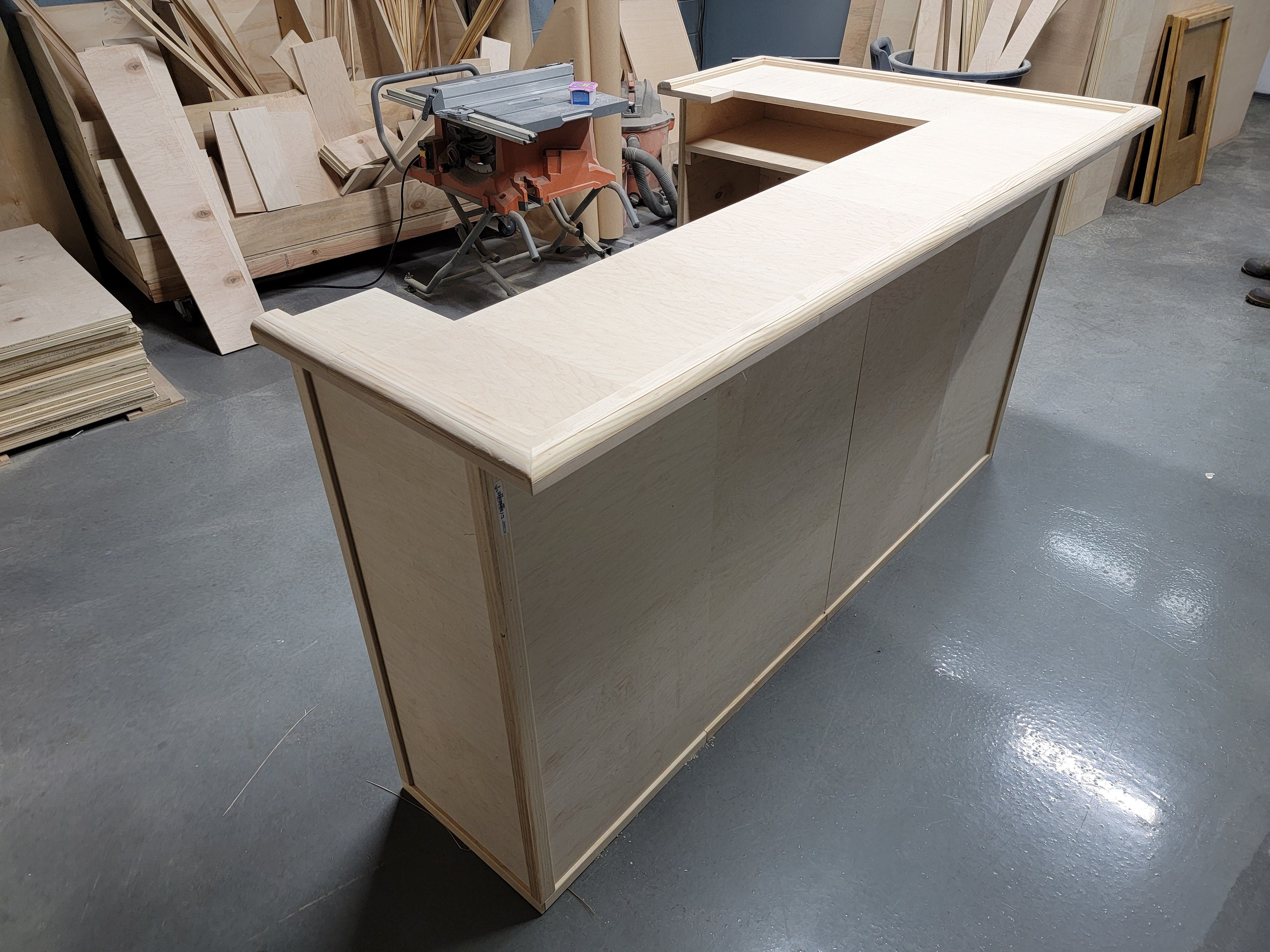 Custom l Shaped Bar Two Tier Top SHIPPING Etsy