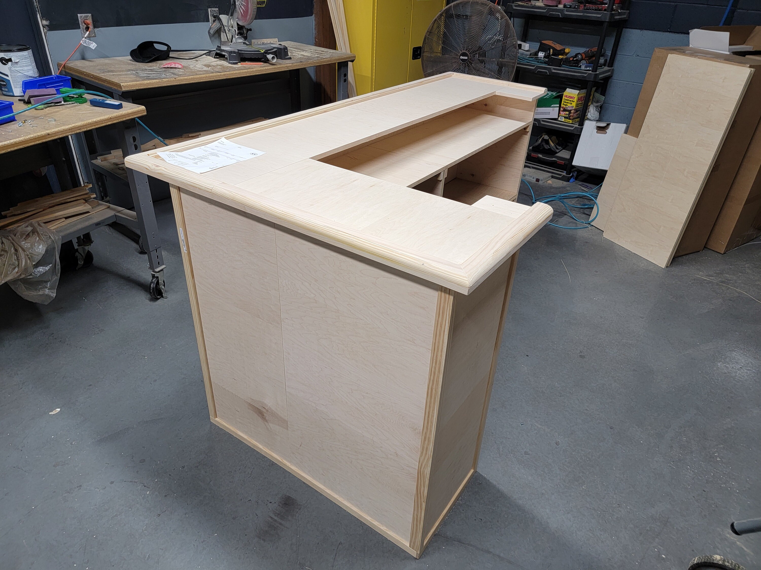 Custom l Shaped Bar Two Tier Top SHIPPING Etsy