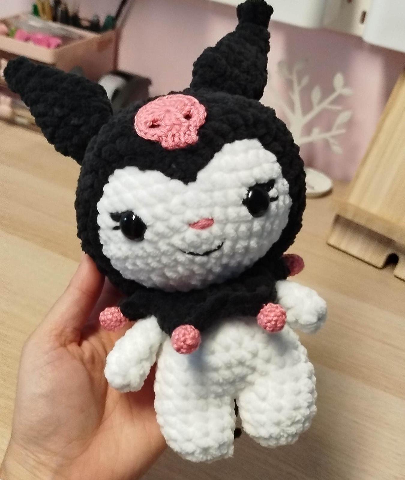 クロミのかぎ針編みぬいぐるみ、あみぐるみ - Etsy 日本