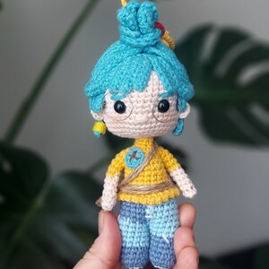 Poupée May et Cody au crochet, personnage du jeu Amigurumi image 8