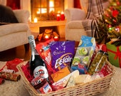 Your Own Hamper Wicker Wicker Storage Christmas Hamper Gift Basket Cream