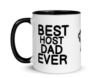 Host Dad Gift Best Host Dad Mug Host Father Gift Funny Host Father Coffee Mug Host Dad MugBest Host Dad