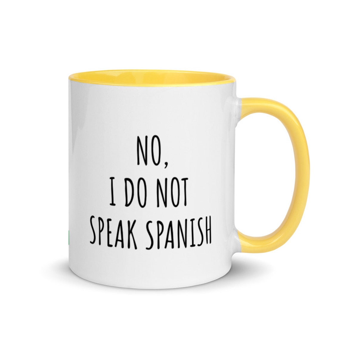 No I Do Not Speak Spanish Etsy