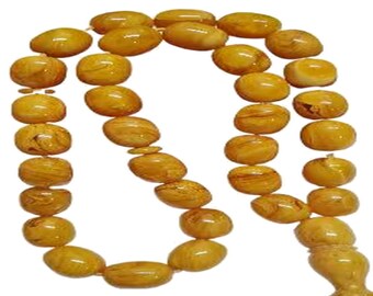 Handmade Amber Katalin Prayer Beads, Turkish Tesbih, Collectible Rosary