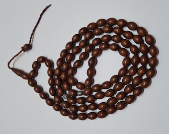 8/11 mm unique snake tree rosary made of snake wood material from the end of 1800's handcrafted antique personalized gifts minimalist
