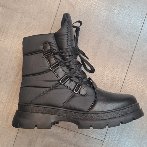 custom made women's snow boots with cold and water protection