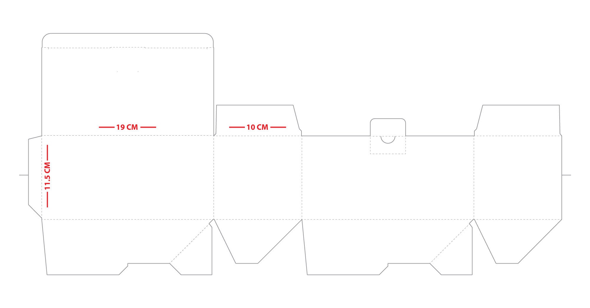 3D Face Mask Box Template with Die Cut Etsy