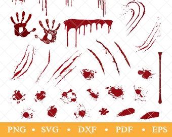 Dripping Blood Handprint Svg,Halloween Blood set, Bloody hands svg,Blood Splash Splatter SVG, Bloody Handprint Drips SVG,Png