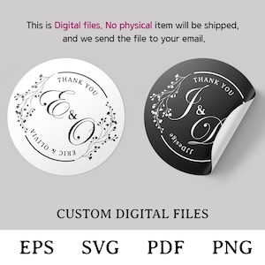 Custom Logo Design Digital files, Wedding Favors, Pemade Logo design, Bridal Shower Favors, Thank You Favors, Business Labels _JJD051