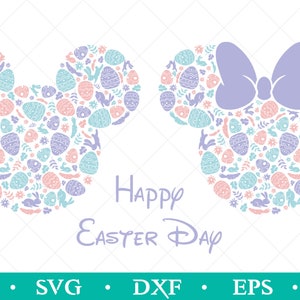 Mickey Easter svg png, Minnie Easter svg, Easter svg, Easter bunny svg png, Happy Easter svg, Mickey Easter Egg svg pnf, JJD_048