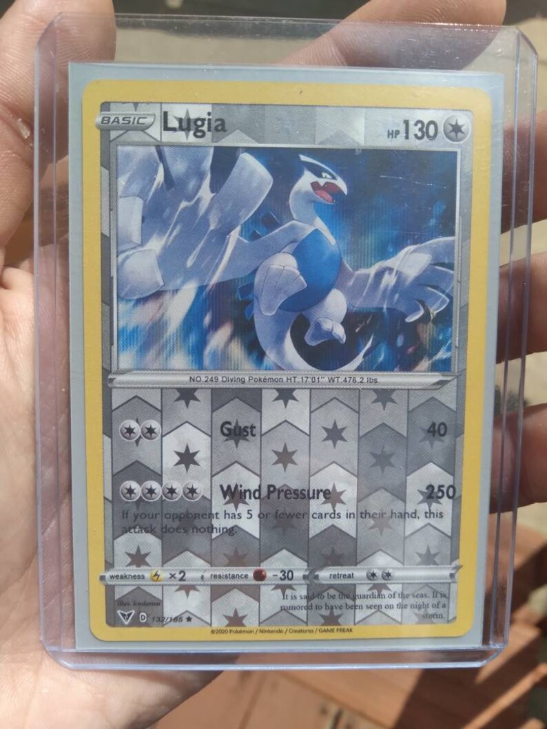 Lugia Vivid Voltage Promo Alt Art Misprint Etsy