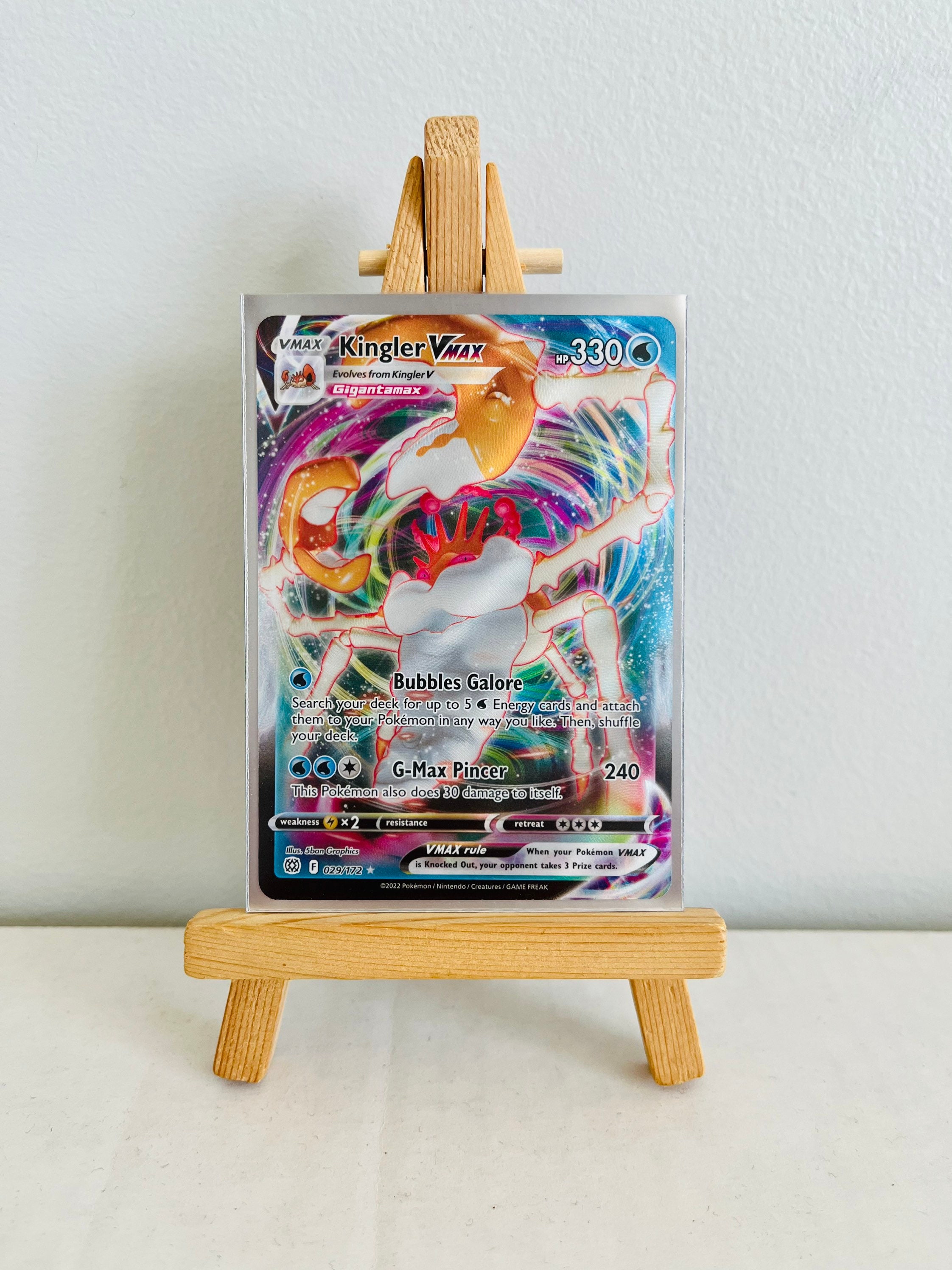 Kingler VMAX (Arte completo ultra raro)(029/172) - Etsy Mxico