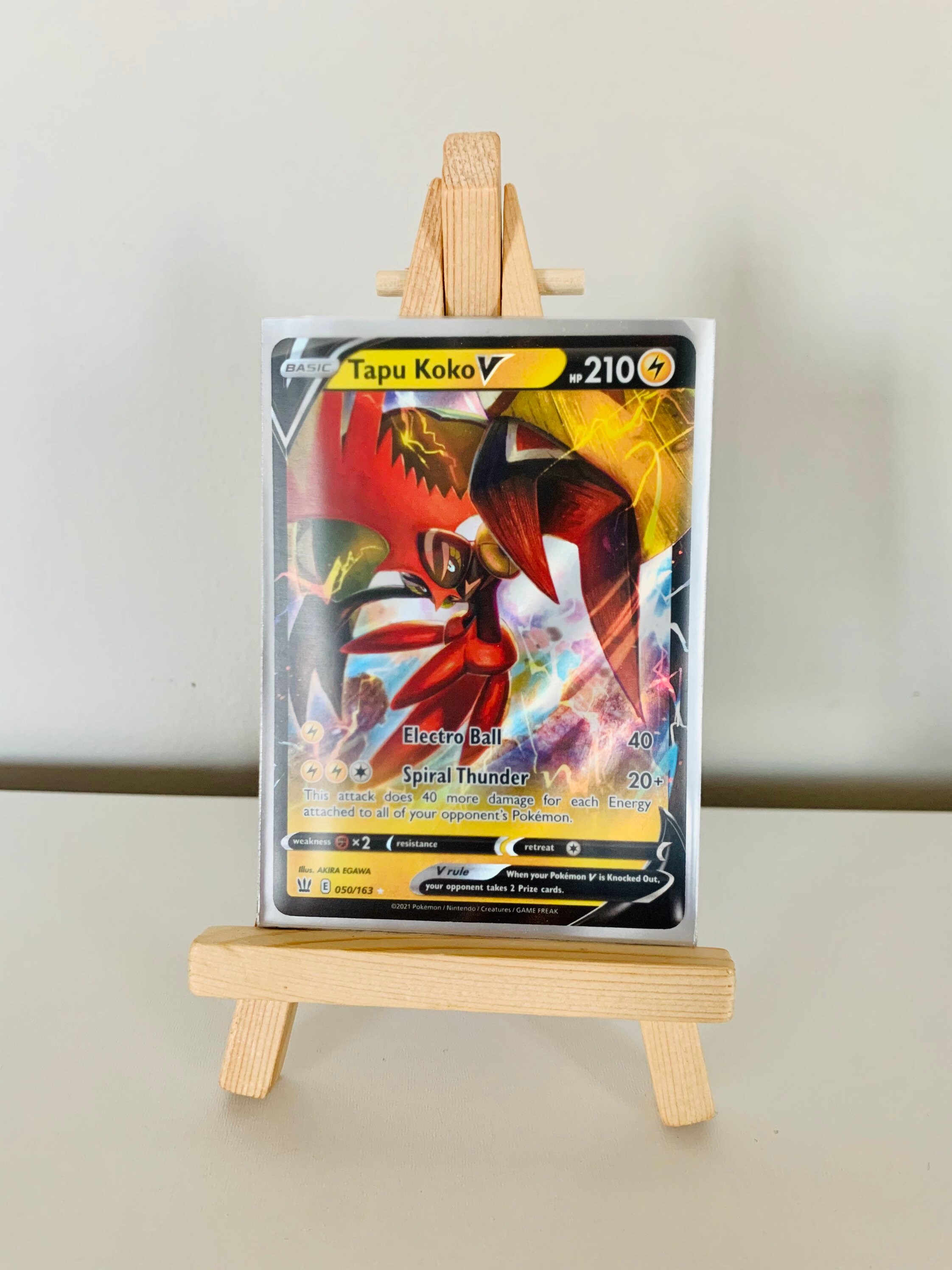 Tapu Koko V ultra Rare Full Art050/163 Etsy