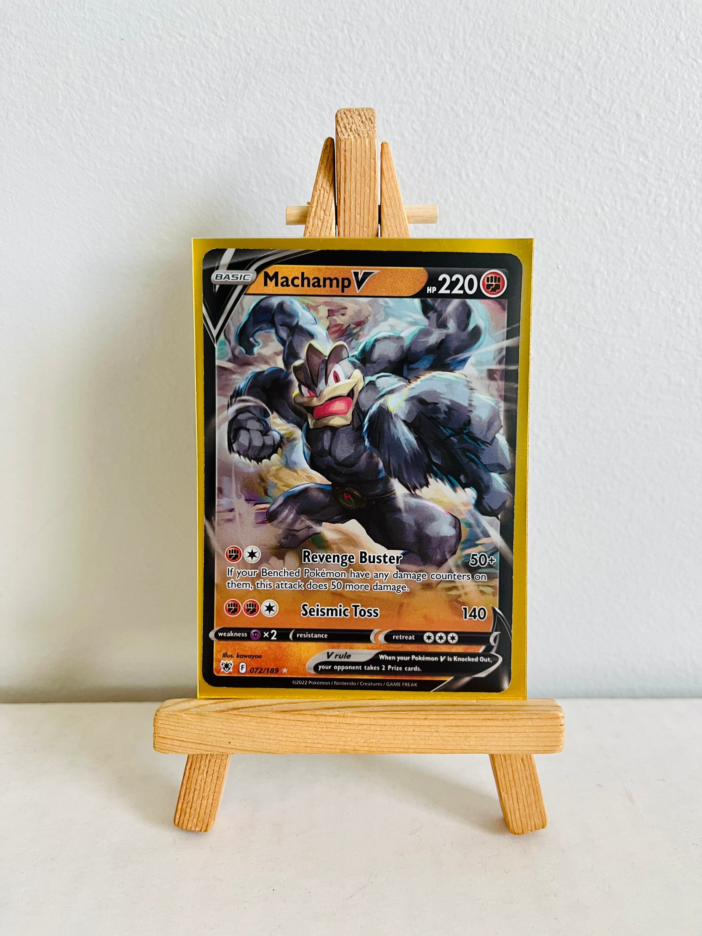 Machamp V ultra Rare Full Art072/189 - Etsy Israel
