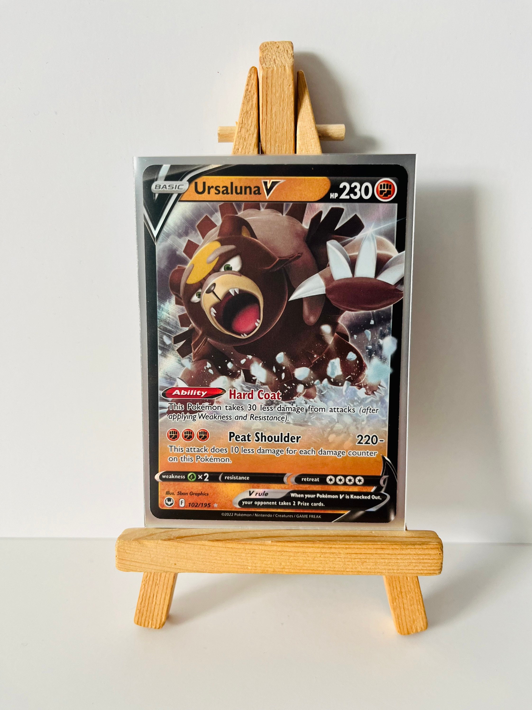 ursaluna v pokemon card value Bloodmoon Ursaluna ex (177) (Jumbo Card) [Scarlet & Violet: Black Star