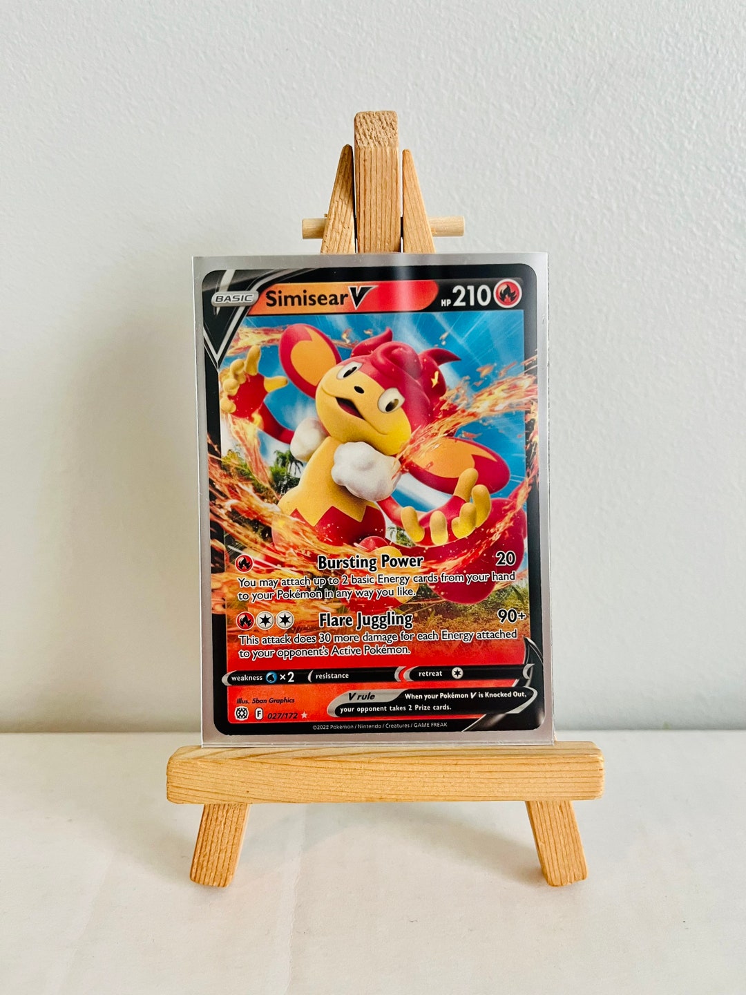 Simisear V ultra Rare Full Art027/172 Etsy