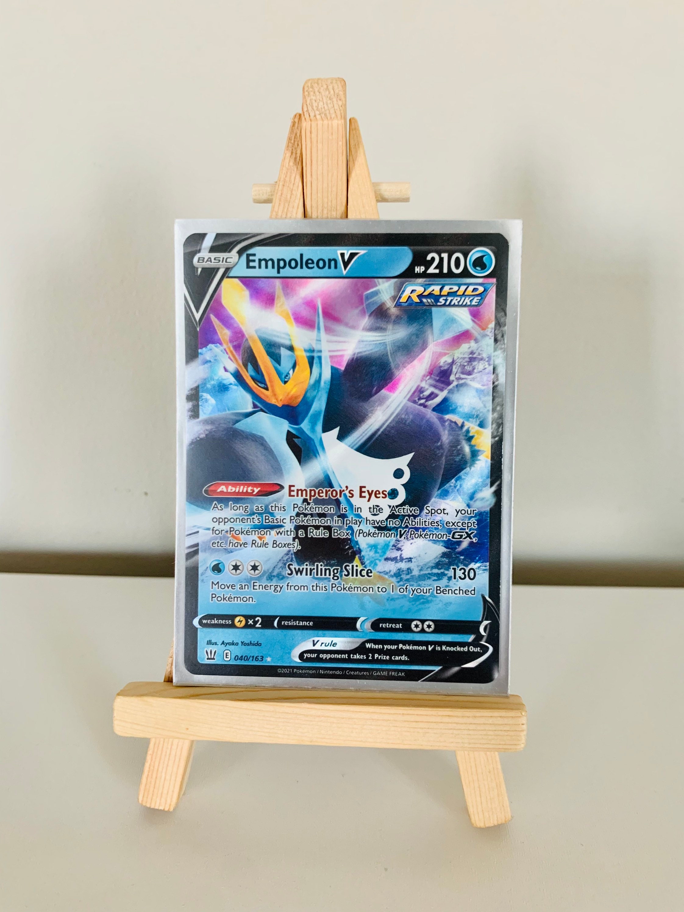 Empoleon V Ultra Rare Full Art040/163 | Etsy