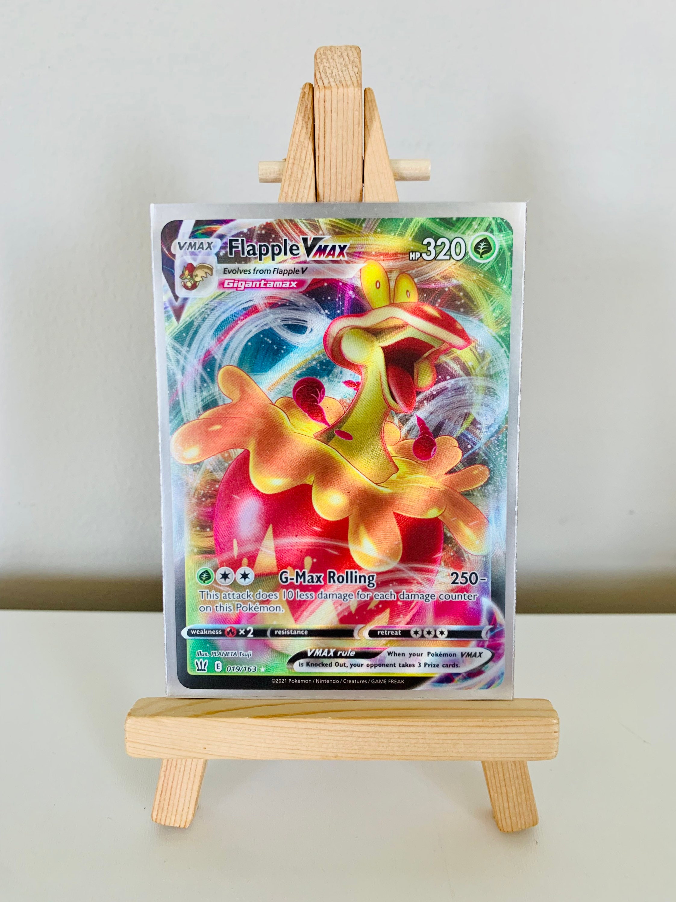 Flapple VMAX Ultra Rare Full Art019/163 Etsy