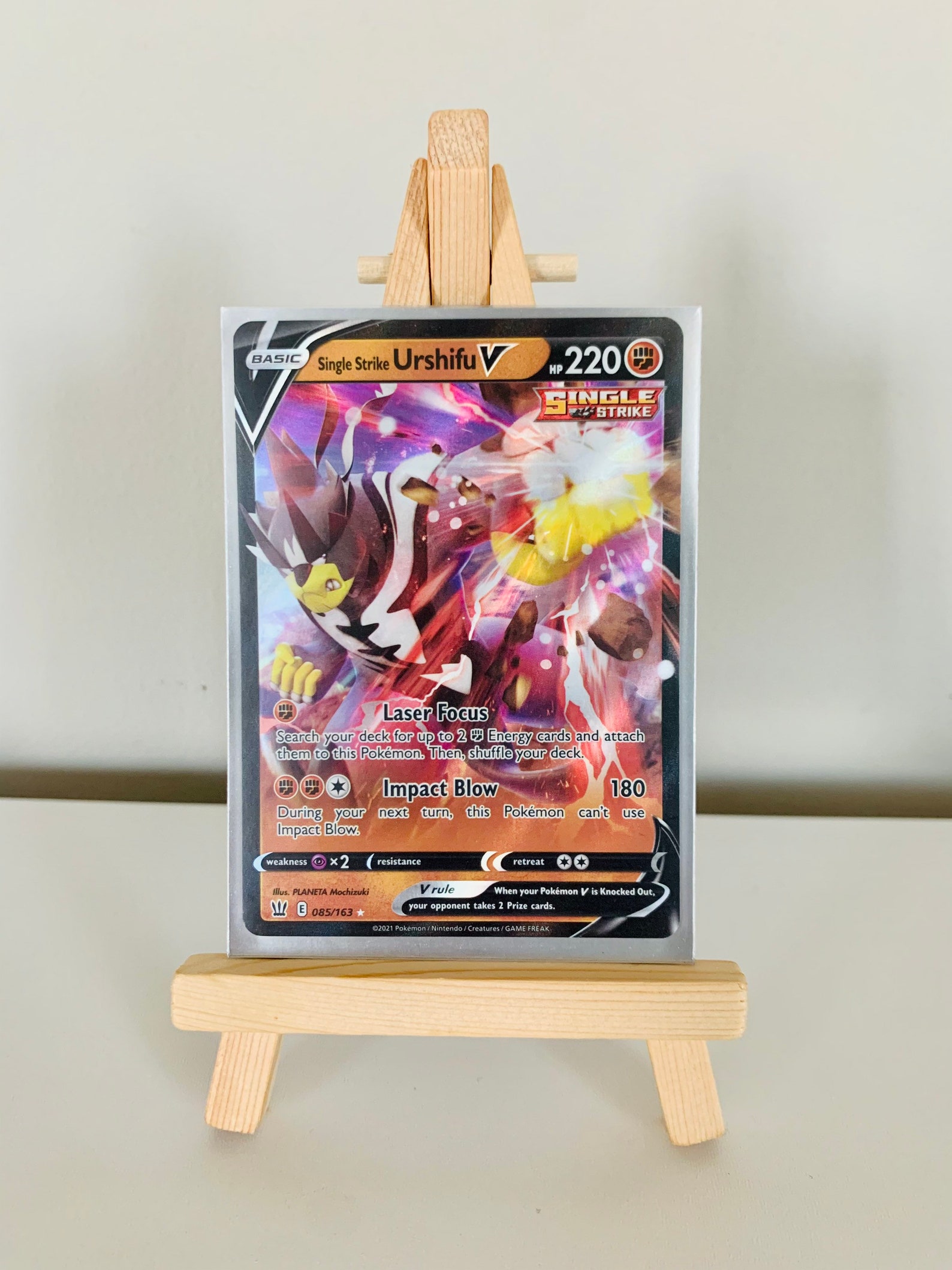 Single Strike Urshifu V Ultra Rare Full Art085/163 | Etsy