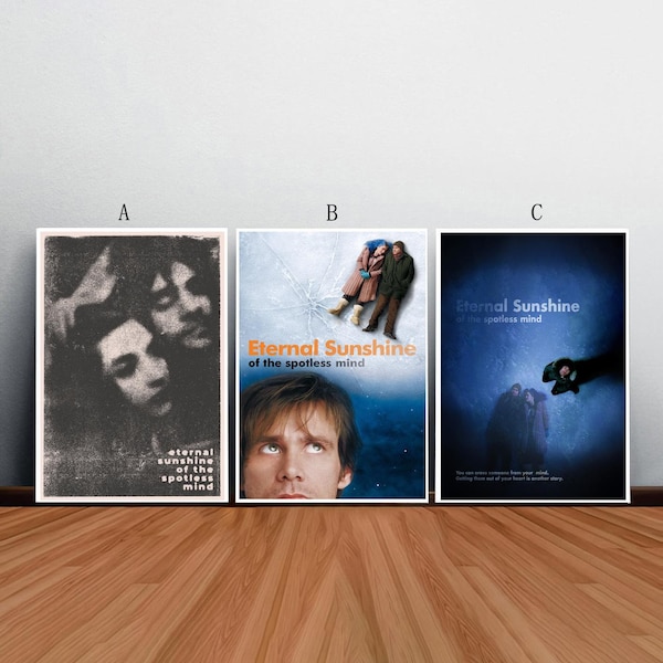 Eternal Sunshine of the Spotless Mind Film Poster Film Leinwand Druck Wand Kunst Leinwand Für Wohnzimmer Schlafzimmer (Ohne Rahmen)